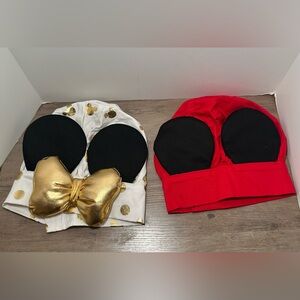 Disney Mickey‎ & Minnie Mouse Chef Hat Ears Disney EUC.